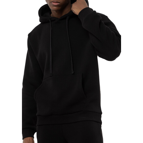 Red Bridge Mens Sweat Suit Sweat Suit Set Hoodie Pants Premium Loose-Fit Black M