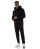Red Bridge Mens Sweat Suit Sweat Suit Set Hoodie Pants Premium Loose-Fit Black M