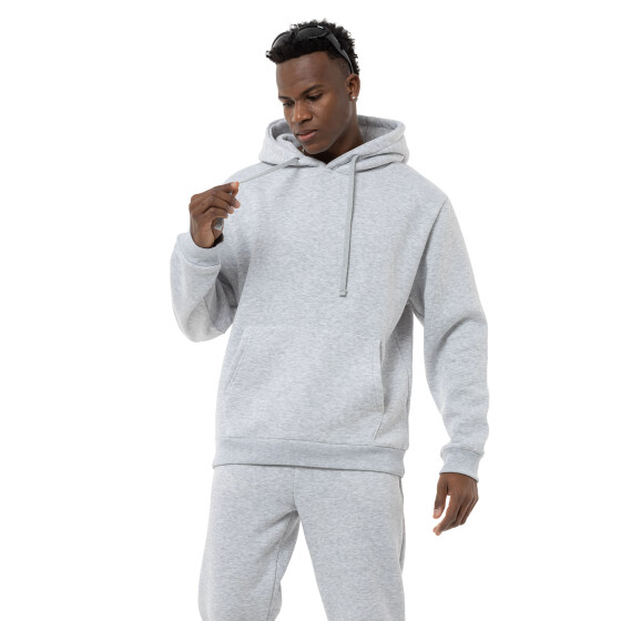 Red Bridge Mens Sweat Suit Sweat Suit Set Hoodie Pants Premium Loose-Fit Greymelange M