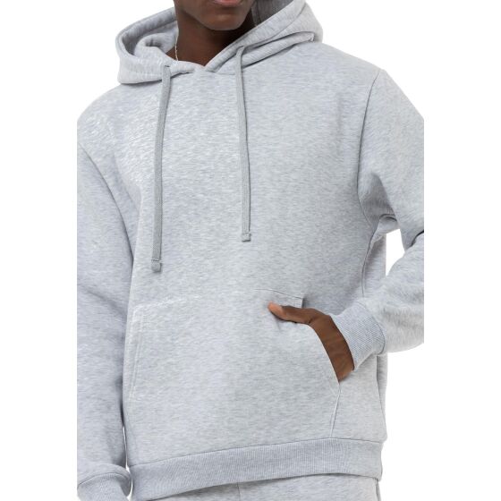 Sweat Suit Set Hoodie Hose Premium Loose-Fit Graumelange M