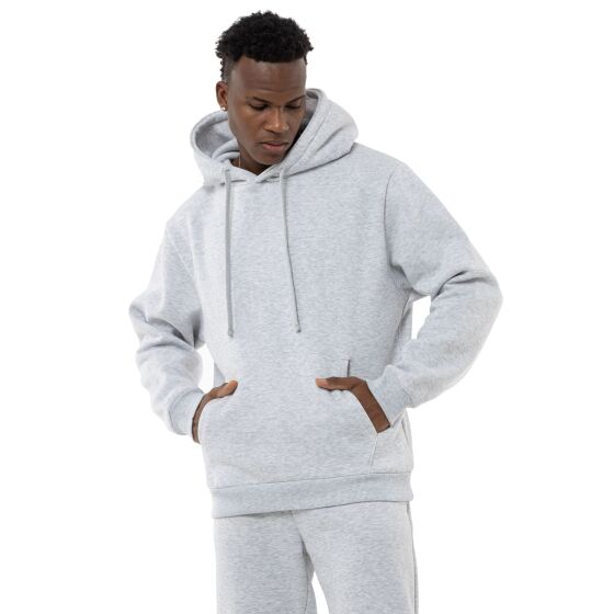 Sweat Suit Set Hoodie Hose Premium Loose-Fit Graumelange M
