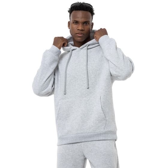 Sweat Suit Set Hoodie Hose Premium Loose-Fit Graumelange M