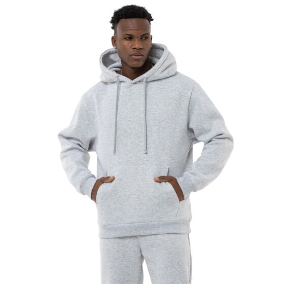 Sweat Suit Set Hoodie Hose Premium Loose-Fit Graumelange M
