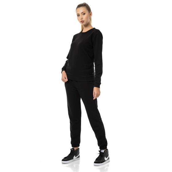 Red Bridge Damen Freizeitanzug Jogginganzug Jogginghose Sweatshirt Premium Basic