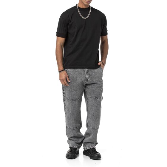 Red Bridge Baggy Straight Fit Jeans