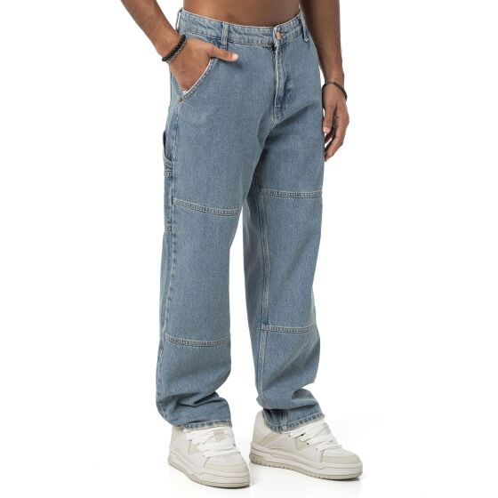 Red Bridge Baggy Straight Fit Jeans