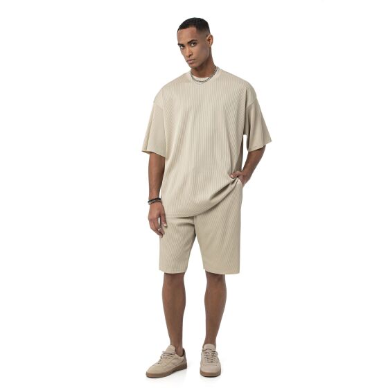 Red Bridge Mens Short Sleeve Tshirts-Shorts Set