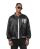 Red Bridge Mens Satin Bomber Jacket