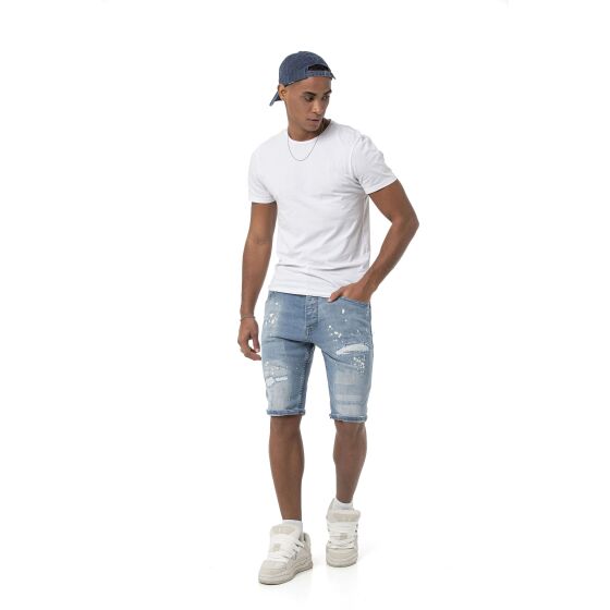 Red Bridge Herren Jeans Shorts Kurze Hose Denim