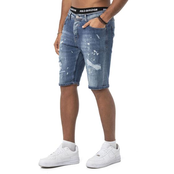 Red Bridge Herren Jeans Shorts Kurze Hose Denim