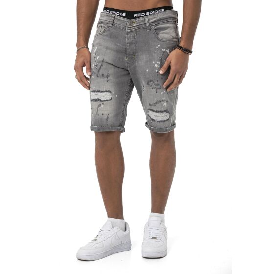 Red Bridge Herren Jeans Shorts Kurze Hose Denim