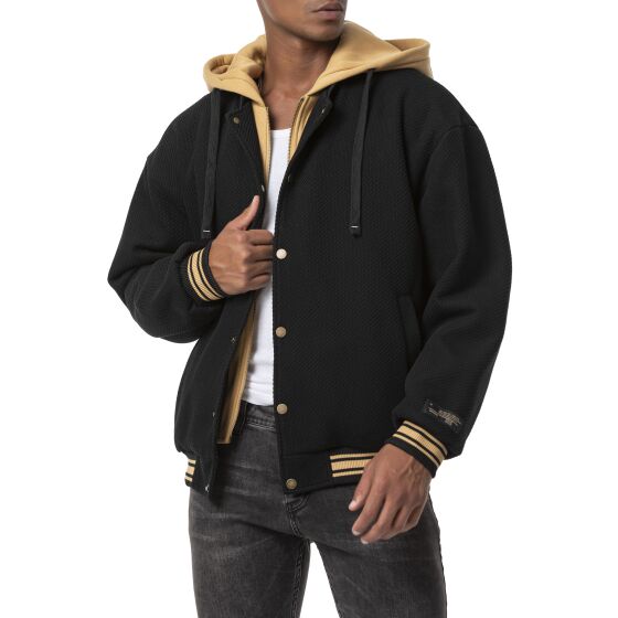 Red Bridge Mens Hooded Jacket Velvet