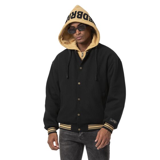 Red Bridge Mens Hooded Jacket Velvet