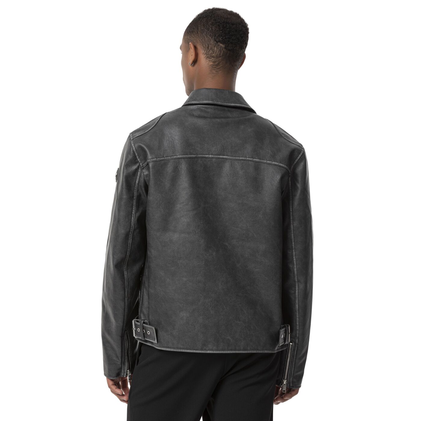 Red Bridge Herren Vintage-Stil Leder Biker Motorrad Jacke