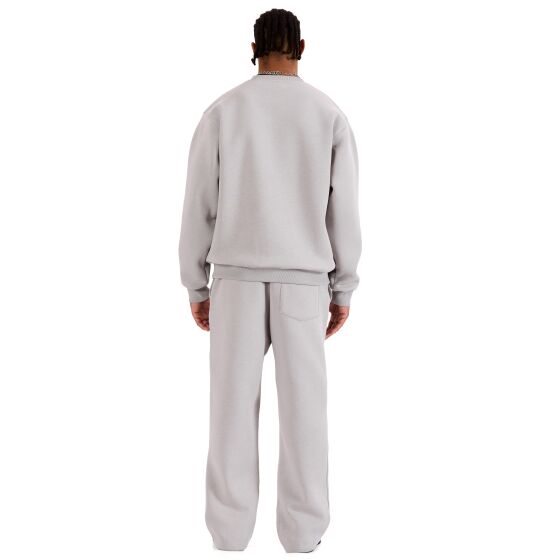 Red Bridge Mens Oversize Sweatshirt & Loose Fit Sweatpants Set - Comfortable Two-piece leisure and sports outfit