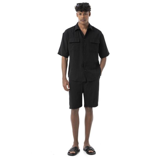 Red Bridge by Spruce Herren Kurzarm Hemd & Shorts Set