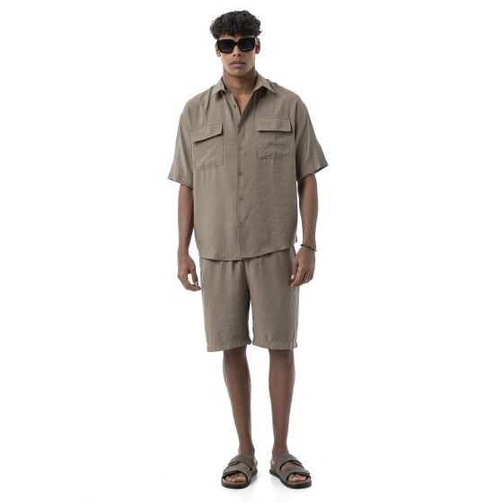 Red Bridge by Spruce Herren Kurzarm Hemd & Shorts Set