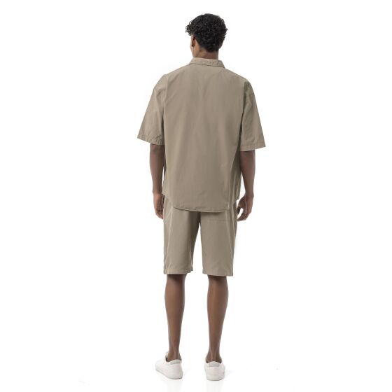 Red Bridge by Spruce Mens Short Sleeve Shirt & Bermuda Shorts Set