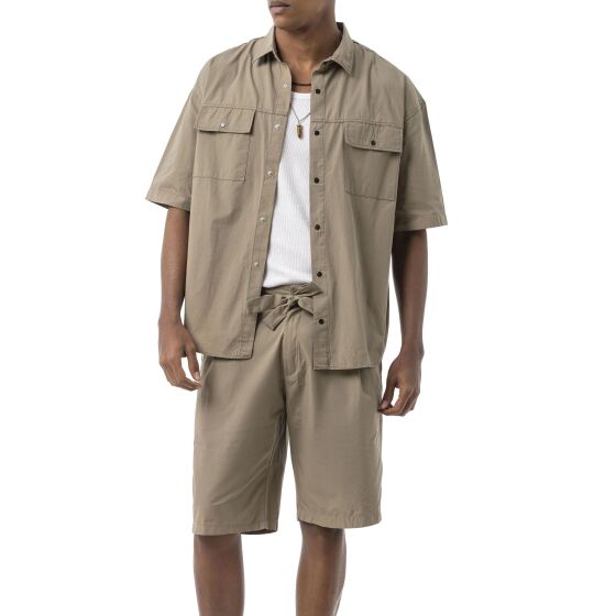 Red Bridge by Spruce Mens Short Sleeve Shirt & Bermuda Shorts Set