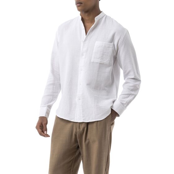 Red Bridge by Spruce Mens Linen Shirt with Buttons, Comfortable Cut