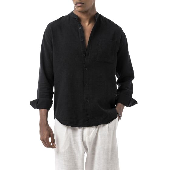 Red Bridge by Spruce Mens Linen Shirt with Buttons, Comfortable Cut