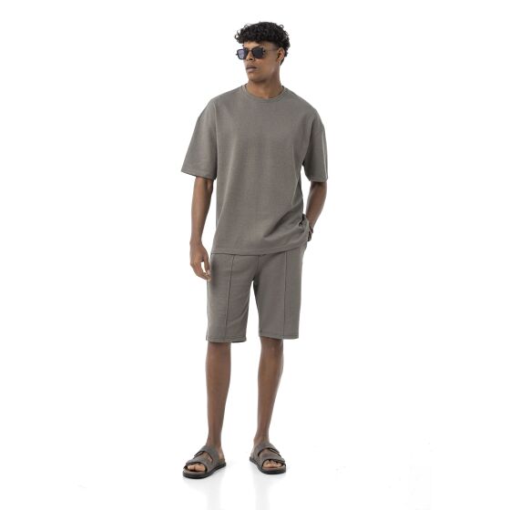 Red Bridge Herren Sommer Set – Zweiteiliges Freizeit Outfit mit Shorts und T-Shirt