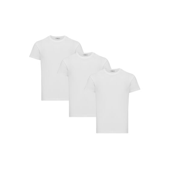Red Bridge Mens T-Shirt Pack of 3 - Regular Fit Basic Short-sleeved Shirt for Everyday & Leisure