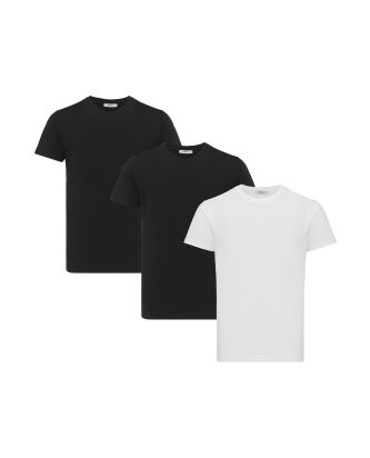 Red Bridge Mens T-Shirt Pack of 3 - Regular Fit Basic...