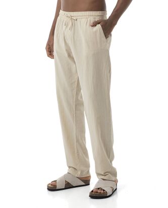 Red Bridge Mens Trousers Linen Trousers Casual Trousers...