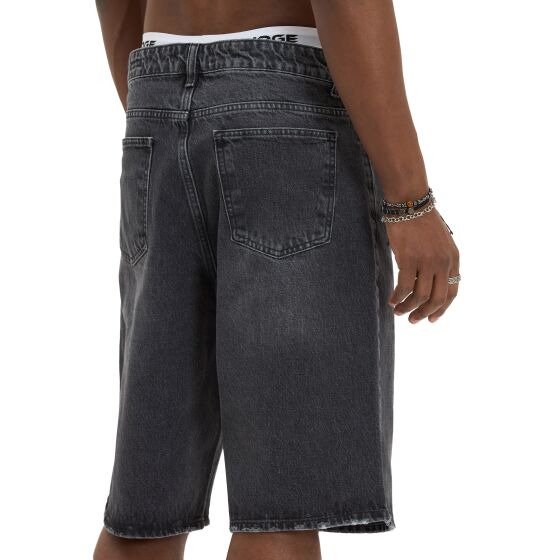 Red Bridge by Denim House Mens Baggy Jeans Shorts in a vintage Look - Wide Fit, 5-Pocket Bermuda denim Trousers for Summer