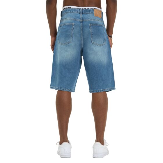 Red Bridge by Denim House Mens Baggy Jeans Shorts in a vintage Look - Wide Fit, 5-Pocket Bermuda denim Trousers for Summer