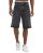 Red Bridge by Denim House Mens Baggy Jeans Shorts in a vintage Look - Wide Fit, 5-Pocket Bermuda denim Trousers for Summer