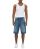 Red Bridge by Denim House Mens Baggy Jeans Shorts in a vintage Look - Wide Fit, 5-Pocket Bermuda denim Trousers for Summer