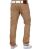 Red Bridge Herren Squared Regular Fit Jeans Denim Pants braun W33 L34
