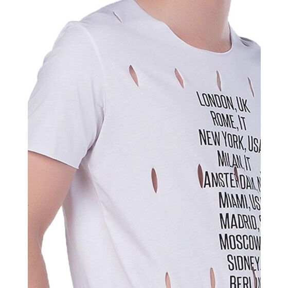 Red Bridge Herren World Travel T-Shirt weiss