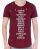 Red Bridge Mens World Travel T-Shirt Bordeaux XXL