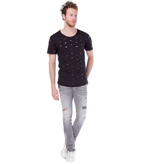 Red Bridge Herren Much Cuts T-Shirt schwarz