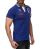 Red Bridge Mens Professional Design Polo Shirts Polo T-Shirt Purple 5XL