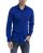 Red Bridge Mens Basic Design Slim Fit Long Sleeve Shirt Saxeblue 2XL