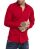 Red Bridge Mens Basic Design Slim Fit Long Sleeve Shirt Red 2XL