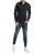 Red Bridge Herren Basic Design Slim Fit Langarm Hemd Dunkelblau 2XL