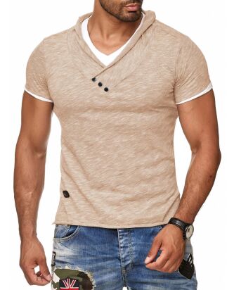 Red Bridge Mens T-Shirt Super Slim Fit Leisure Shirt...