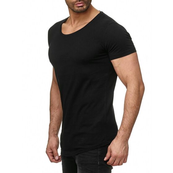 Red Bridge Herren Basic Oversized T-Shirt schwarz