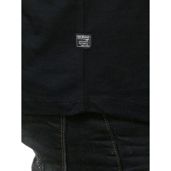 Red Bridge Mens Basic Oversized T-Shirt black