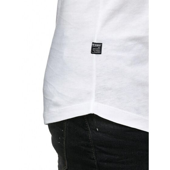 Red Bridge Mens Basic Oversized T-Shirt white