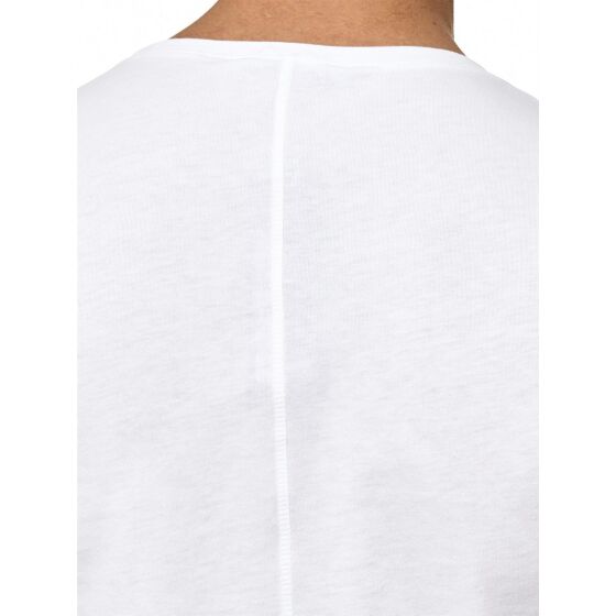 Red Bridge Mens Basic Oversized T-Shirt white