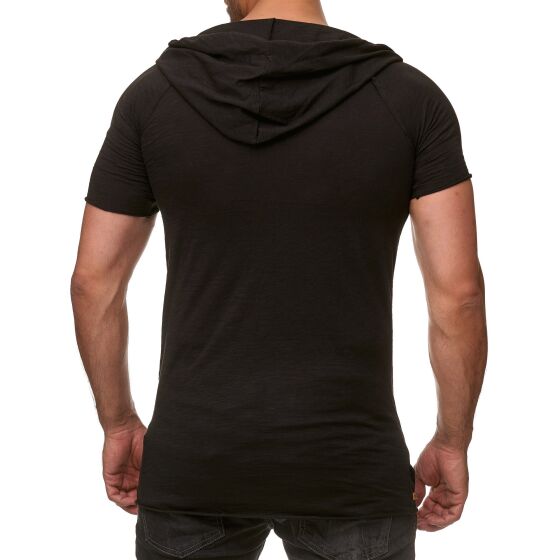 Red Bridge Herren Asymmetric Oversize Basic T-Shirt schwarz