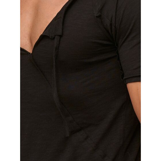 Red Bridge Herren Asymmetric Oversize Basic T-Shirt schwarz
