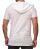 Red Bridge Mens Asymmetric Oversize Basic T-Shirt white