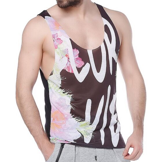 Red Bridge Herren Flora View Tank Top schwarz